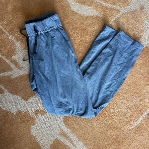 lululemon athletica Gray Track Joggers with Elastic Waistband